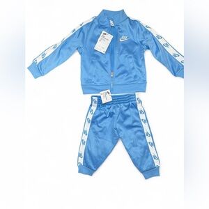 Nike Kids Blue Matching 2Pc Tracksuit Set - Brand New